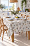 Fiber Pvc Kitchen Tablecloth – Wipeable, Stain-Resistant, and Easy to Clean - 3