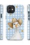 Compatible with iPhone 12 / 12Pro - Duck with Hat, Double Layer Tough Cover, Glossy Surface Protective Case - 2