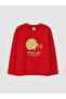 Two Mt Shop Quality Red Printed Standard & Regular Long Sleeve Boys' T-Shirt