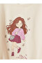 Two Mt Shop Quality Lcw Kids Ecru 3 Thread Raster Printed Standard & Regular Girls' Sweatshirt - 2