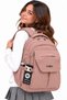 School Bag Waterproof Fabric Unisex School Backpack Hrm - 2601 Powder - 4