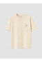 Two Mt Shop Quality Lcw Kids Beige Oval Collar Printed Boys' T-Shirt - 2