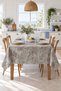 Fiber Pvc Kitchen Tablecloth – Wipeable, Stain-Resistant, and Easy to Clean
