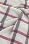 Women's Cream Anthracite Burgundy Plaid Oversized Soft Textured Tasseled Winter Shawl Scarf – Wide Shoulder Shawl - 4