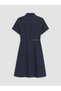 Two Mt Shop Quality Lcw Comfort Indigo Denim Straight Standard & Regular Shirt Collar Mini Jean Dress - 7