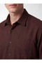 Southblue Burgundy Regular Fit Gabardine Men's Shirt - 3
