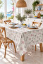 Fiber Pvc Kitchen Tablecloth – Wipeable, Stain-Resistant, and Easy to Clean - 2