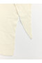 Peak New Season Ecru Basic Women's Knitwear Scarf - 4