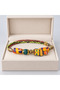 Colorful Beaded Owl Figured Multi-Row Bohemian Design Women's Bracelet - 3