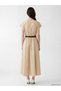 Two Mt Shop Quality Lcw Comfort Beige Plain Dress - 4