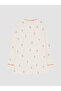 Özmarka New Season Ecru Shirt Collar Maternity Pajama Set - 8