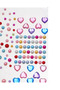 Face Diamond Gem Decal 5D Colorful Rhinestone Tattoo Eyeshadow Stickers Festival Nail Body Makeup Bling Gem - 6