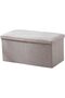Storage Stool，Folding Storage Stool, A Space-Saving Rectangular Footstool, Can Be Used To Sto