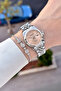 Women's Wristwatch with Pink Dial, Gray Strap, 28 Mm, Same as in the Image
