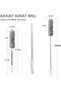 Microfiber Feather Duster Extendable Duster with 100 inches Extra Long Pole, Bendable Head & Long Ha - 5