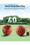 P300 Plus Ball Pump, Electric Basketball Pump Inflation Deflation with 3200 mAh Rechargeable Battery and 2 Needles, Air Pump for All Sports Balls - 7