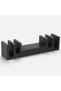 Black MDF Wall Shelves - 3pcs - 3