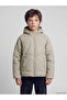 Ozmarka New Season Beige Water Repellent Boys' Inflatable Coat