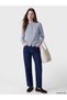 Alita City Lcw Modest Blue Knitwear Plain Women's Cardigan with a Difference - 2