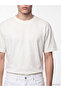 Xside White Loose Fit Thick Fabric T-Shirt /04 - 3