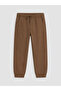 Two Mt Shop Quality Lcw Kids Brown Dobby Flat Standard & Regular Elastic Leg Boys' Pants