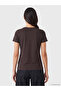 Two Mt Shop Quality Lcw Everyday Brown Plain Standard & Regular Short Sleeve Women's T-Shirt - 4