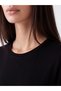 Texx Store Quality Lcw Everyday Black Stone Standard & Regular Three Quarter Sleeve Women's T-Shirt - 3