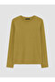 Two Mt Shop Quality Lcw Everyday Green Interlock Plain Narrow & Slim Long Sleeve Women's Bodysuit - 5