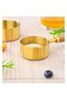 3-Piece Wooden Handle Measuring Spoon Set – Kitchen Measuring Spoon, Metal Gold Tip, Ergonomic Wooden Handle, Measuring Spoons - 6