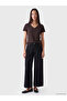 Two Mt Shop Quality Lcw Everyday Brown Plain Standard & Regular Short Sleeve Women's T-Shirt - 2
