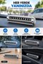 Gray Aluminum Case Flip-Up In-Car Telephone Number Plate Parking Number