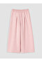 Two Mt Shop Quality Pink 2 Thread Flat Loose & Wide Leg Girls' Pants