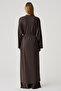 Relaxed Fit Draped Three-Piece Dressing Gown Set - 8