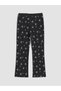 Two Mt Shop Quality Lcw Kids Black Super Skinny & Extra Narrow Elastic Waist Girls' Leggings - 4