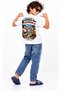 Kuwait Heritage Journey Falcon & Towers Graphic Kids T-Shirt - 3