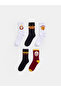 Two Mt Shop Quality Lcw Kids Mixed Patterned 5-Pack Boys' Socks