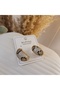 Leopard Patterned Gold Color Earrings