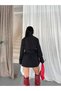 Women's Short Belted Stand Collar Buttoned Seasonal Oversize Trench Coat - 8