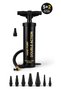 Double Action Hand Pump 20000CC - Push Pull Pump with 5+2 Nozzles Included - Heavy Duty Portable Pump for Air Bed, Pool Floats, Balloons, Inflatables