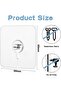 Adhesive Wall Hooks : 18Pcs Transparent Heavy Duty Self-Sticking Hangers Without Nails, Wa - 5