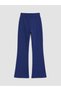 Two Mt Shop Quality Lcw Kids Navy Blue Girls' Spanish Style Soft Touch Leggings - 2