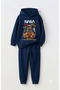 Nasa Bear Printed Premium Sweatshirt & Sweatpants Set for Kids - 2 Piece Sports Set