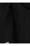 Two Mt Shop Quality Xside Black Plain Tight & Slim Oval Neck Mini Dress - 6