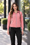 Women's Diver Fabric Zippered Stylish Tracksuit Set