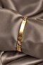 316L Steel Gold Color Women's Bracelet Suitable for Writing Letters