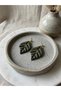 Sage Leaf Khaki Leaf Design Dangle Earrings for Women – Modern Bohemian Chic Earrings - 3