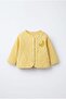 Girl's Banana Embroidered Yellow Gingham Jacket