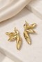 Women's Lightweight Large Leaf Earrings - 3