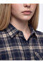 Esvab • Modern & Distinctive Checkered Embroidered Loose Fit Women's Lumberjack Shirt - 4