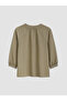 Lcw Vision Striped Gathered Blouse with Hidden Collar - 6